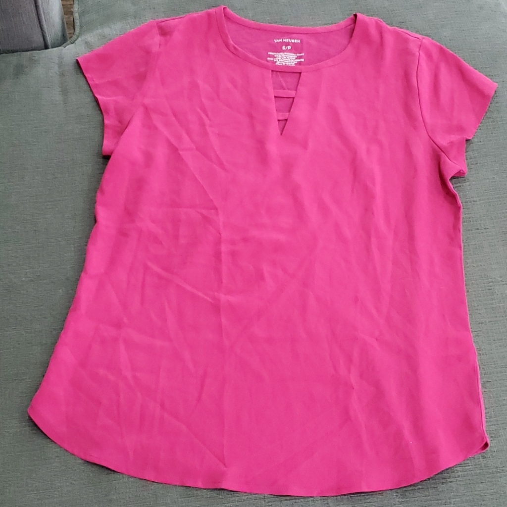 50% Salevan Heusen Pink Blouse Ps #1150